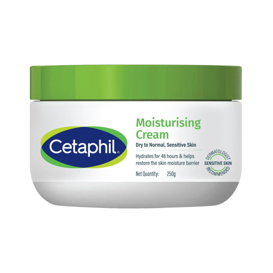 Cetaphil Moisturising Cream for Face & Body,Dry to Normal skin, 250 gm, Paraben & Sulphate free, Niacinamide &Vitamin B5 Cetaphil Moisturising Cream for Face & Body,Dry to Normal skin, 250 gm, Paraben & Sulphate free, Niacinamide &Vitamin B5