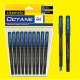 Classmate Octane- Blue Gel Pens (Pack of 10)|Smooth Writing Pens|Water-Proof Ink for Smudge-Free writing|Preferred by Students for Exam & Class Notes|Study at Home Essentials