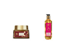 Forest Essentials Soundarya Radiance Cream With 24K Gold & SPF25 (2020) 50g & Forest Essentials Mashobra Honey, Lemon and Rosewater Facial Cleanser, 200ml