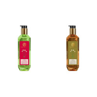 Forest Essentials Hair Cleanser, Bhringraj and Shikakai, 200ml & Forest essentials Hair Cleanser Japapatti & Brahmi 200ml