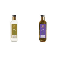 Forest essentials Hair Conditioner Japapatti & Brahmi 200ml & Forest Essentials Hair Cleanser, Amla, Honey and Mulethi, 200ml