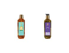 Forest Essentials Dasapushpadi Baby Hair and Body Wash, 200ml & Forest Essentials Hair Cleanser, Amla, Honey and Mulethi, 200ml