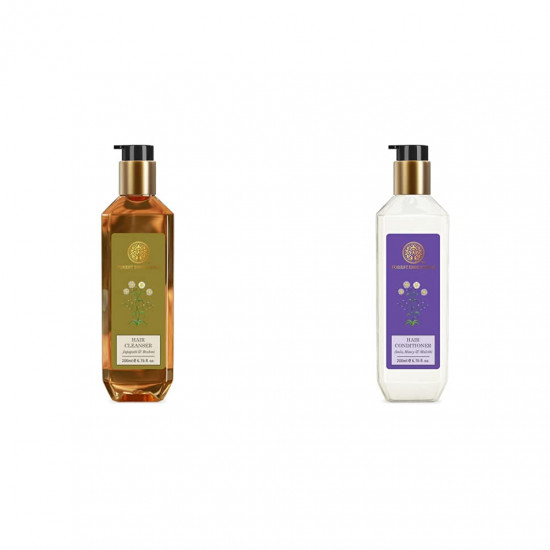 Forest essentials Hair Cleanser Japapatti & Brahmi 200ml & Forest essentials Hair Conditioner Amla Honey & Mulethi 200ml