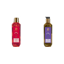 Forest Essentials Ayurvedic Bhring Raj Herb Enriched Head Massage Oil & Hair Cleanser - Natural Hair Care