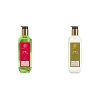 Forest Essentials Hair Cleanser, Bhringraj and Shikakai, 200ml & Forest essentials Hair Conditioner Japapatti & Brahmi 200ml