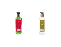 Forest Essentials Hair Cleanser, Bhringraj and Shikakai, 200ml & Forest essentials Hair Conditioner Japapatti & Brahmi 200ml