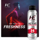 He Active Endurance Perfumed Body Spray, 150ml For Today's Active Men, 24 Hour Odor Protection* 99% Germ Free Up To 24 Hours