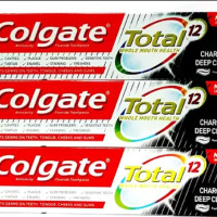 Colgate Total Charcoal Deep Clean Anticavity Toothpaste - Pack of 3 Colgate Total Charcoal Deep Clean Anticavity Toothpaste - Pack of 3