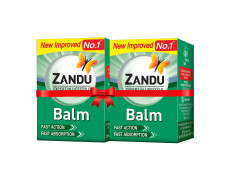 Zandu Balm, 50ml x Pack of 2, Effective relief from Headache, Body Pain, Sprain and Cold