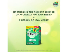 Zandu Balm, 50ml x Pack of 2, Effective relief from Headache, Body Pain, Sprain and Cold