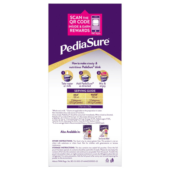 Pediasure Nutritional Drink Powder 950g, Vanilla, Scientifically Designed Nutrition for Supporting Kids Growth
