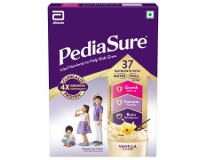 Pediasure Nutritional Drink Powder, Vanilla, Scientifically Designed Nutrition for Supporting Kids Growth 375 gm