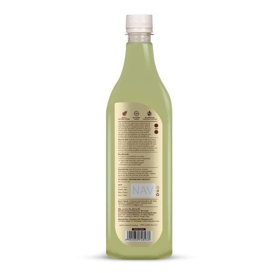 Jiva Wheatgrass Juice | Help to Boost Immunity | Helps In Weight Management - 1Ltr (Pack of 1)