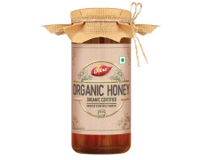 Dabur Organic Honey – 500g | 100% Pure and Natural | NPOP Organic Certified | Raw , Unprocessed , Unpasteurized Honey | No Sugar Adulteration