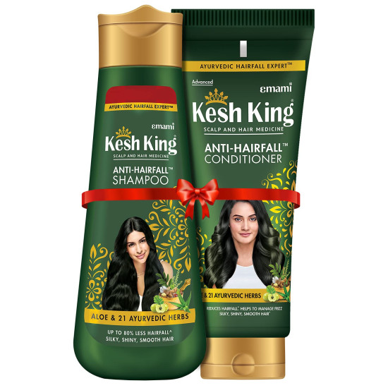 Kesh King Anti-Hairfall Shampoo 340 ml + Kesh King Conditioner 200ml