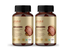 Jiva Brahmi Tablet 500mg 240 Tablets | Mind Wellness Strengthens Nervous System - 120 Tablet (Pack of 2)