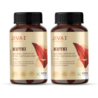 Jiva Kutki Capsules Liver Support Detox 60 Caps (Pack of 2)