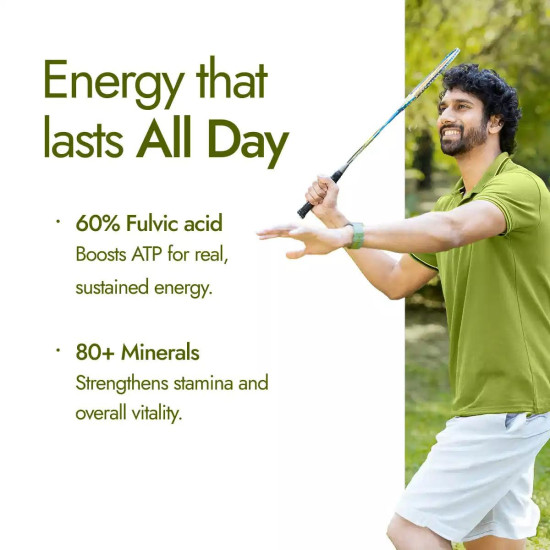 Kapiva Original Himalayan Shilajit/Shilajeet Resin 20g | 250mg/Serving | For Energy, Endurance & Vitality | 80 Servings | 100% Ayurvedic