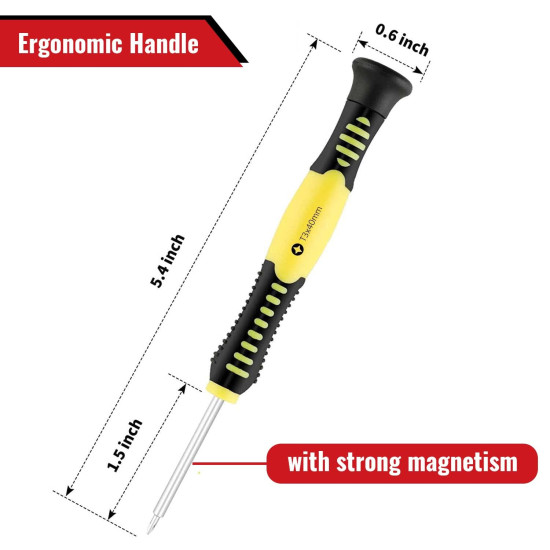 Spartan Screwdriver Set - 8Screwdrivers Includes Torx, Phillips 1.5 & 1.2, Flathead 2.0, Tri-Point 0.6 and 2Triangle Paddles, 2Mount Bars, 1Graver, 1Scraper, 2Tweezers (Spa-16Pcskit)