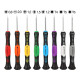 Spartan Screwdriver Set - 8Screwdrivers Includes Torx, Phillips 1.5 & 1.2, Flathead 2.0, Tri-Point 0.6 and 2Triangle Paddles, 2Mount Bars, 1Graver, 1Scraper, 2Tweezers (Spa-16Pcskit)