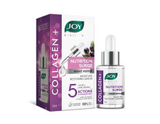 Joy Nutrition Surge Collagen Face Serum for Night Repair | Moisture Restoring Serum with Powerful Ingredients for Overnight Repair | Suitable for All Skin Types (30ml)