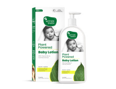 Mother Sparsh Plant Powered Natural Baby Lotion | Advanced Natural Moisturizing Body Lotion for Babies | With Organic Shea Butter & Oatmeal Extract | For Deep Hydration | 400ml