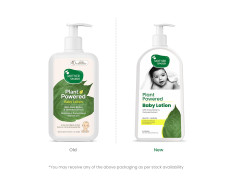 Mother Sparsh Plant Powered Natural Baby Lotion | Advanced Natural Moisturizing Body Lotion for Babies | With Organic Shea Butter & Oatmeal Extract | For Deep Hydration | 400ml