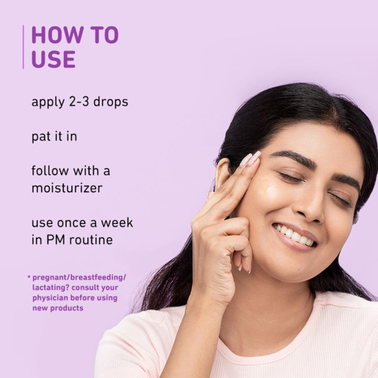 Plum 1% Retinol Advanced Anti Aging Night Face Serum with Bakuchiol | Boosts Collagen, Reduces Fine Lines & Wrinkles | Retinol Serum for Face | for Women & Men | Suits All Skin Types | 20ml