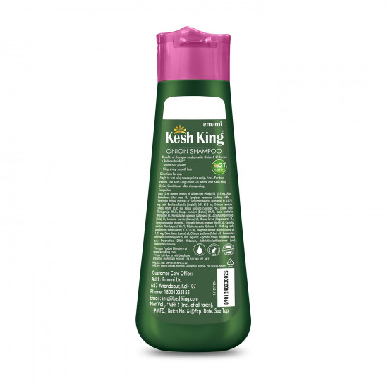 Kesh King Scalp and Hair Medicine Ayurvedic Hairfall Expert Onion Shampoo 300ml