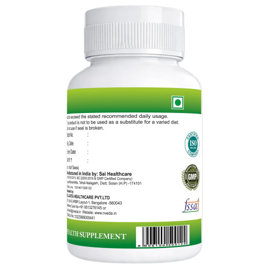 Nveda Calcium 1000mg with Vitamin D3, Magnesium, Zinc, Vitamin K2 & B12 | Bone Strength, Joint Support & Immunity Booster for Men & Women | 60 Vegetarian Tablets