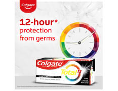 Colgate Total Whole Mouth Health, Antibacterial Toothpaste, 120gm + 120gm (240gm) (Charcoal Deep Clean, Saver Pack), World's No. 1* Germ-fighting Toothpaste