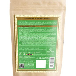 Khadi Natural Organic Aloe Vera Leaf Powder|Keeps hair hydrated| Conditions the hair| Fades out scars and blemishes| Suitable for All Skin & Hair Types| 100gm