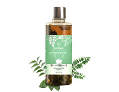 Nat Habit Tri-Leaf Rosemary Hair Oil For Men & Women Hairfall Reduction, Suitable For All Hair Types, No Paraffin, Mineral Oil, Preservatives & Chemicals, 200ml