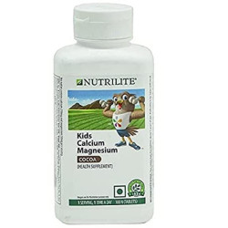 NUTRILITE Kids Calcium Magnesium Cocoa 100 N Tablets and stylish hair/head band [ASSORTED] - COMBO