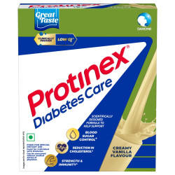 Protinex Diabetes Care (Creamy Vanilla Flavor, 200gm) Scientifically Designed Formula to help support Blood Sugar Control and Reduction in Cholesterol, 1 count, 8 servings