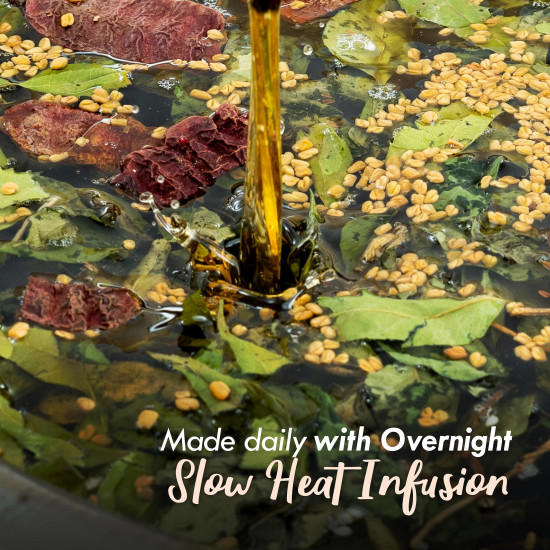 Nat Habit Five Oil Hibiscus Nutrimask - Hair Mask For Hair Growth, Conditioning, Smoothening, Dry & Frizzy Hair Enriched With Hibiscus Flowers, Hibiscus, Neem, Curry Leaves (Pack Of 3 X 40Grams)