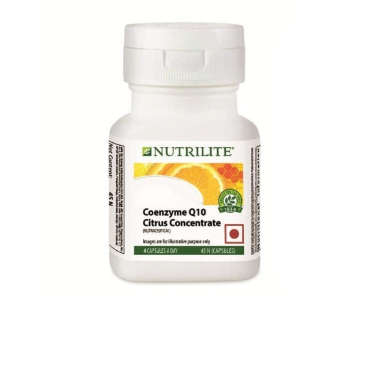 Amway NUTRILITE coenzyme q10 citrus concentrate 45 N capsules and stylish hair/head band [ASSORTED]{E-KAROBAAR}
