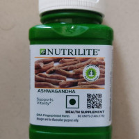 Amway NUTRILITE - Ashwagandha 60 N Tablets and stylish hair/head band [ASSORTED]{E-KAROBAAR}