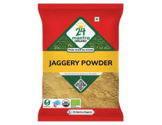 24 Mantra Organic Unbleached Jaggery Powder 1 Kg | Healthy Sugar Substitute, Unrefined & Unadulterated | Certified Organic & Chemical Free