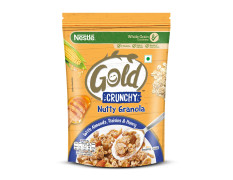 Nestle GOLD Crunchy Nutty Granola, Breakfast Cereal - 475g