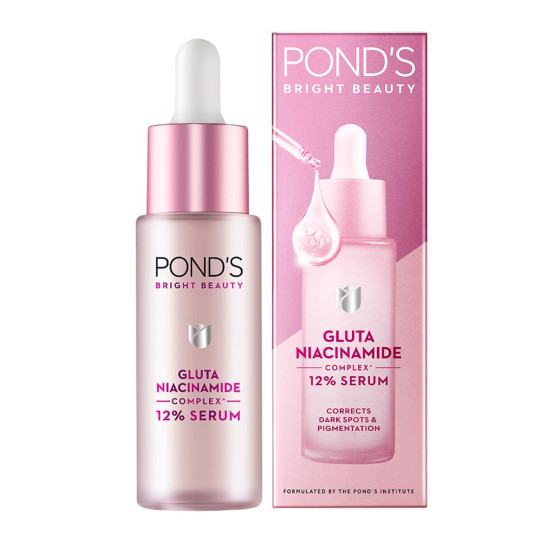 Pond's Bright Beauty Anti-Pigmentation Serum for Flawless Radiance with 12% Gluta-Niacinamide Complex