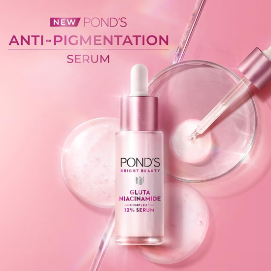 Pond's Bright Beauty Anti-Pigmentation Serum for Flawless Radiance with 12% Gluta-Niacinamide Complex