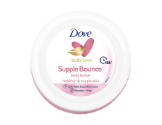 Dove Body Love Supple Bounce Body Butter Paraben Free, 48Hrs Moisturisation with Plant based Moisturiser Supple and Healthy Skin 245g