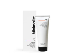 Minimalist Sunscreen SPF 50 PA++++ | Clinically Tested in US (In-Vivo) | Lightweight with Multi-Vitamins | No White Cast | Broad Spectrum | For Women & Men | 50g