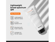 Minimalist Sunscreen SPF 50 PA++++ | Clinically Tested in US (In-Vivo) | Lightweight with Multi-Vitamins | No White Cast | Broad Spectrum | For Women & Men | 50g