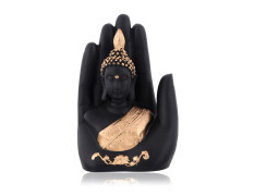 Collectible India Palm Buddha Idol Showpiece, Diwali Gift for Family Friends, Diwali Decoration Items