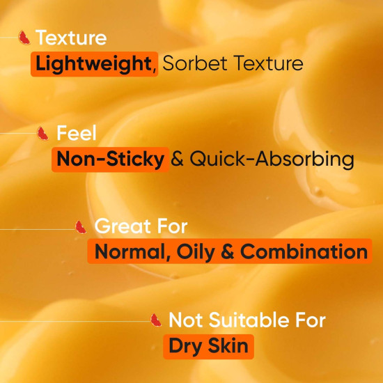 Dot & Key Vitamin C + E Sorbet Super Bright Moisturizer for Face | Vitamin C Face Moisturizer For Glowing Skin | Fades Pigmentation & Dark Spots, Reduces Skin Dullness | Oil Free & Lightweight | For All Skin Types | 60ml