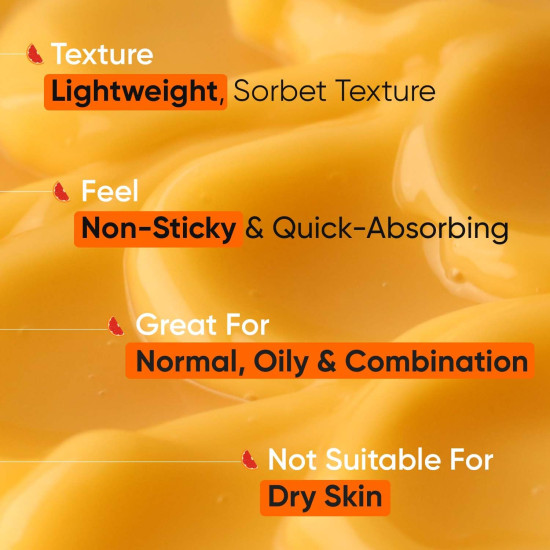 Dot & Key Vitamin C + E Sorbet Super Bright Moisturizer for Face | Vitamin C Face Cream For Glowing Skin | Fades Pigmentation & Dark Spots, Reduces Skin Dullness | Oil Free & Lightweight | For All Skin Types | 25ml