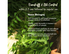 Nat Habit Neem Bhringraj Blend NutriMask - Hair Mask For Dandruff, Scalp Itchiness, Conditioning, Smoothening & Shine, Suitable For All Hair & Scalp Types (Pack of 3 x 40g)