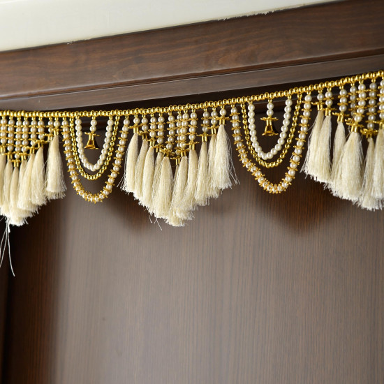 CraftVatika Toran for Door Entrance,Main Door, Mandir Bandhanwar for Home, Diwali Decoration Item Door Hanging Toranam for Pooja Room (Style2)